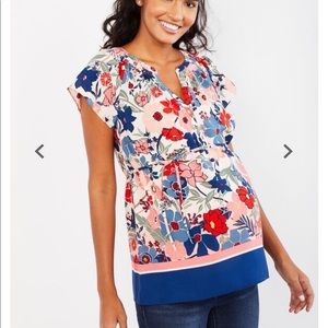 Flutter Sleeve Maternity Top-NWT